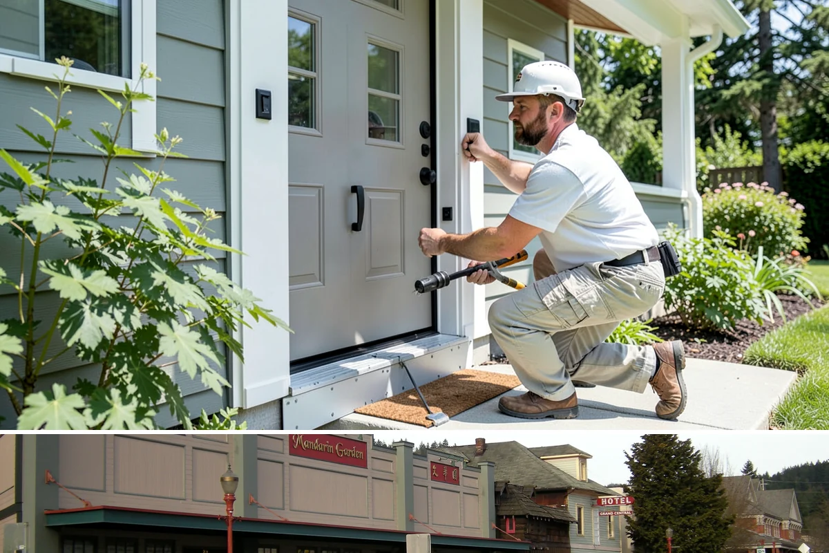 Vinyl Window Installation in Issaquah, King County, WA - Vinyl installs go smoothly year-round, and we prioritize sealing each opening quickly when working through the rainy months.