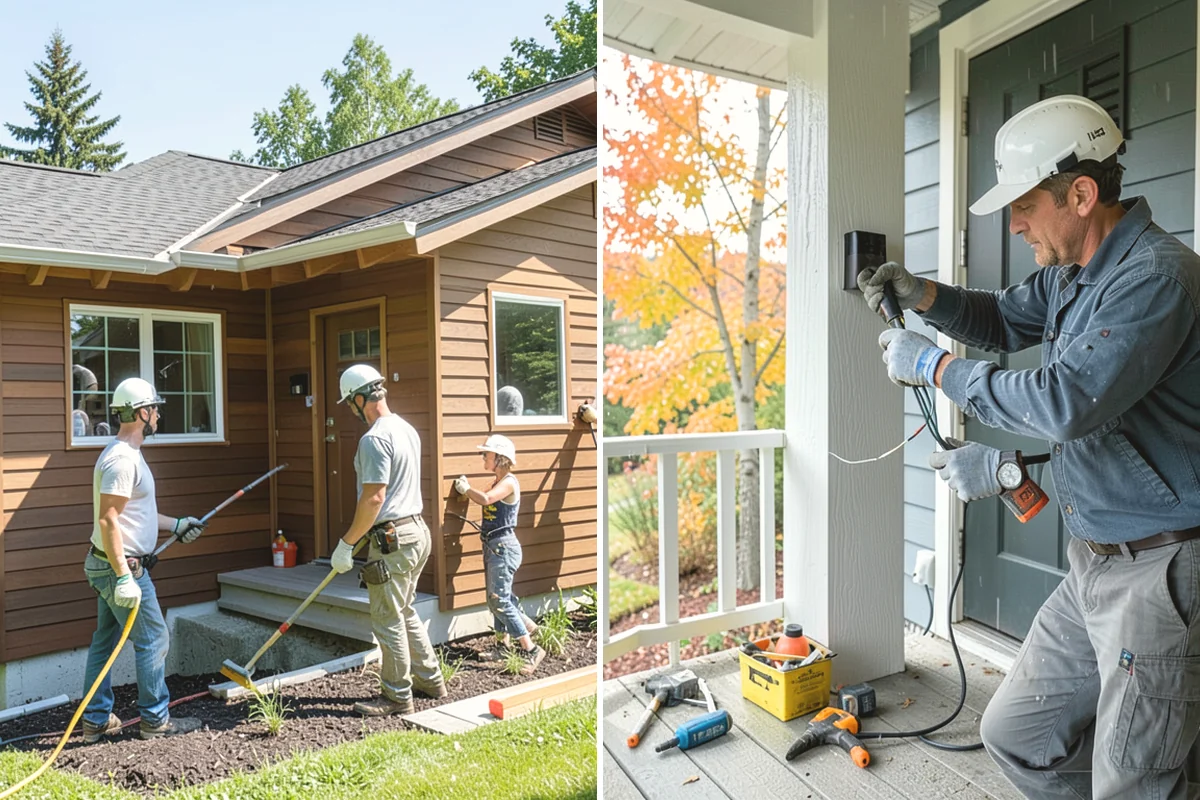 Vinyl Window Installation in La Conner, Skagit County, WA - Measure openings and review vinyl frame and glass options