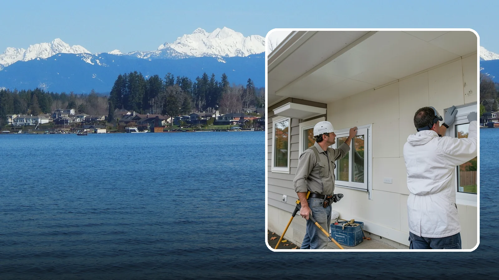 Vinyl Window Installation in Lake Stevens, Snohomish County, WA - Fitting durable, low-maintenance vinyl windows that resist the moisture and rot common to Western Washington homes.