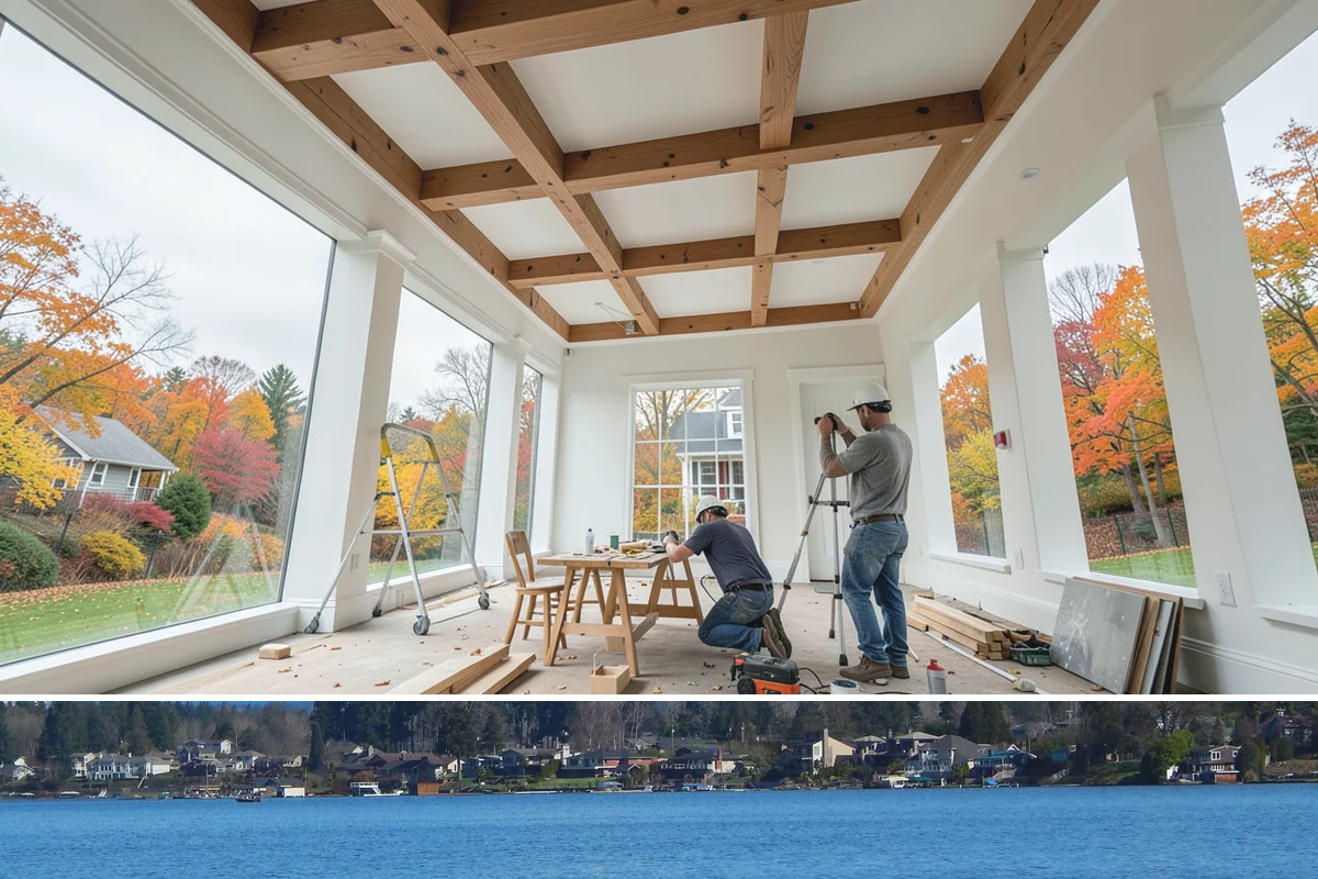 Vinyl Window Installation in Lake Stevens, Snohomish County, WA - Vinyl installs go smoothly year-round, and we prioritize sealing each opening quickly when working through the rainy months.
