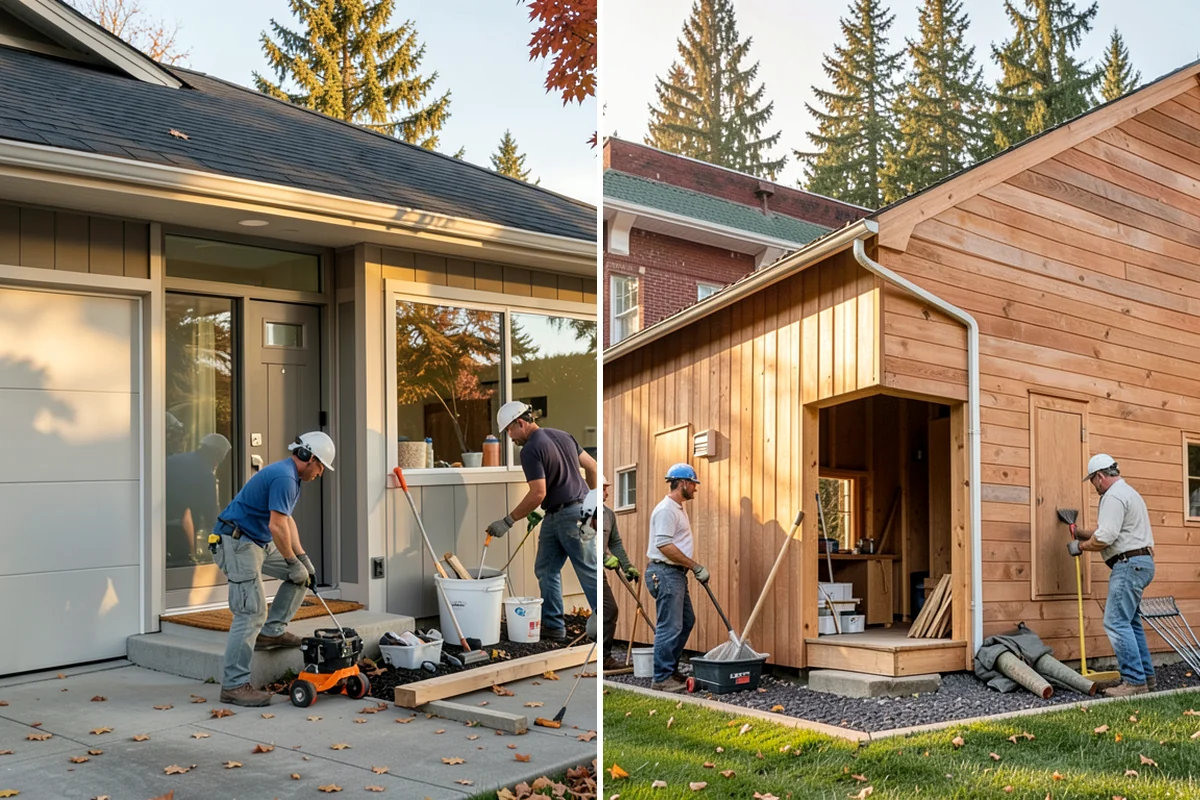 Vinyl Window Installation in Lyman, Skagit County, WA - Measure openings and review vinyl frame and glass options