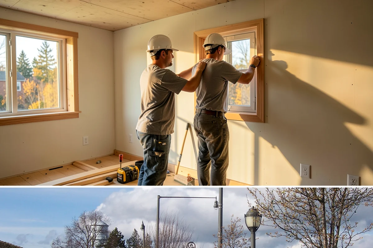 Vinyl Window Installation in Marysville, Snohomish County, WA - Vinyl installs go smoothly year-round, and we prioritize sealing each opening quickly when working through the rainy months.