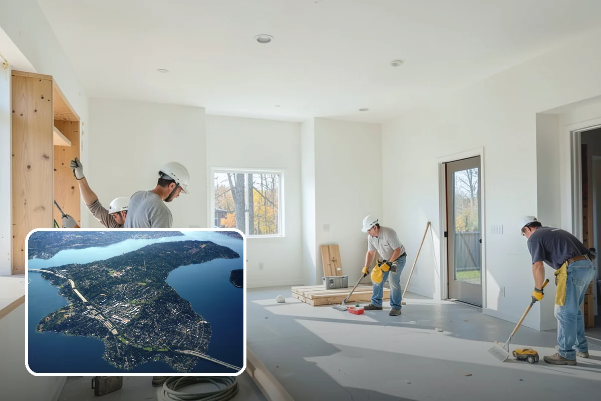 Vinyl Window Installation in Mercer Island, King County, WA - No painting or refinishing over the window's life