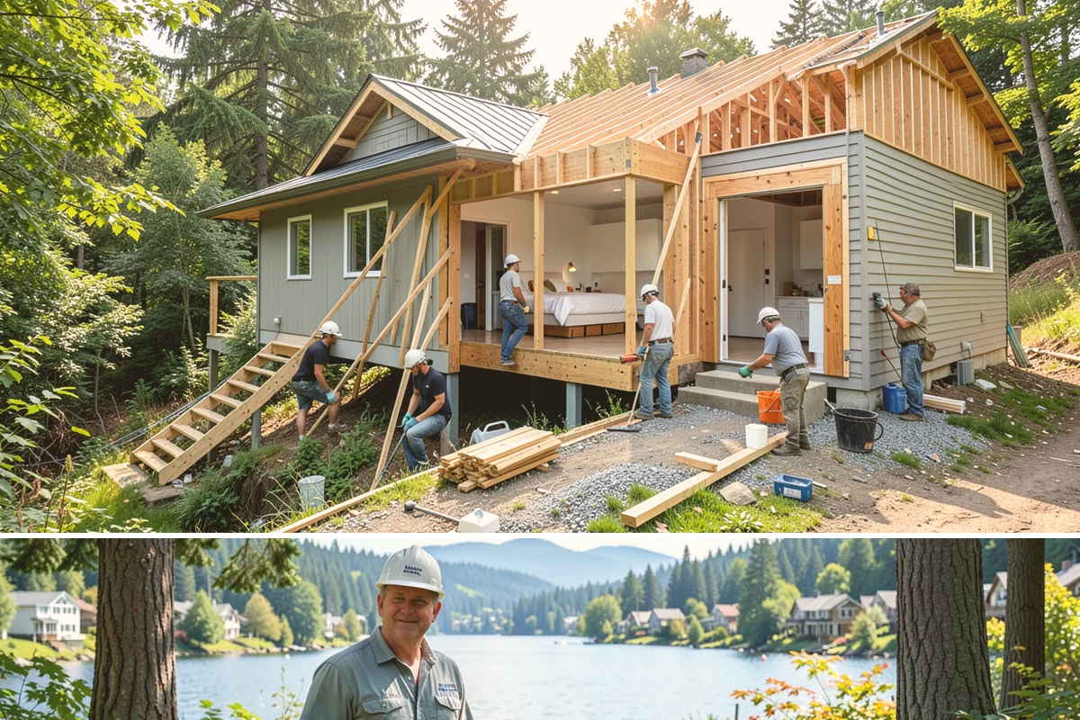 Vinyl Window Installation in Milton, King County, WA - Vinyl installs go smoothly year-round, and we prioritize sealing each opening quickly when working through the rainy months.
