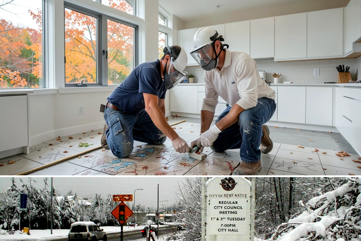 Vinyl Window Installation in Newcastle, King County, WA - Vinyl installs go smoothly year-round, and we prioritize sealing each opening quickly when working through the rainy months.