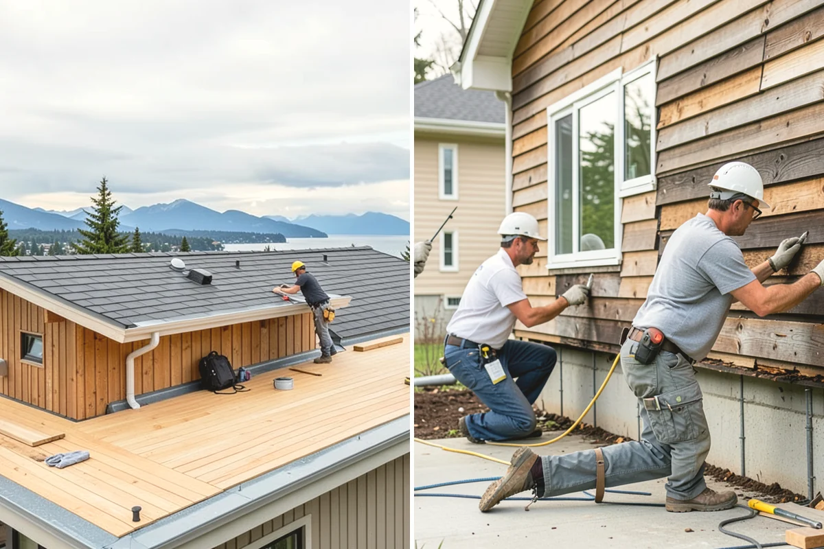 Vinyl Window Installation in North Bend, King County, WA - Measure openings and review vinyl frame and glass options