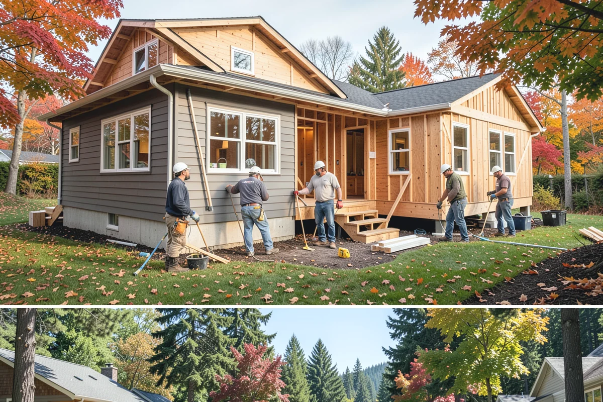 Vinyl Window Installation in Orting, Pierce County, WA - Vinyl installs go smoothly year-round, and we prioritize sealing each opening quickly when working through the rainy months.
