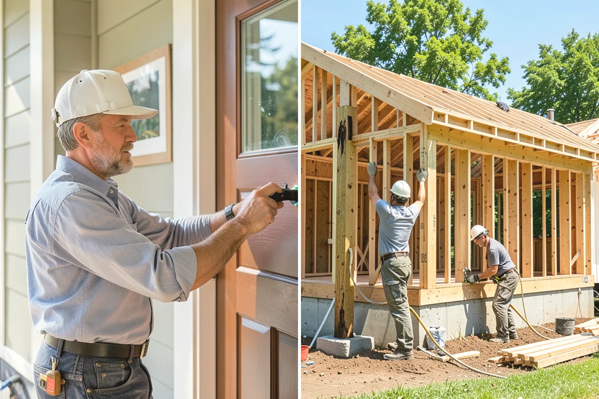 Vinyl Window Installation in Ruston, Pierce County, WA - Measure openings and review vinyl frame and glass options