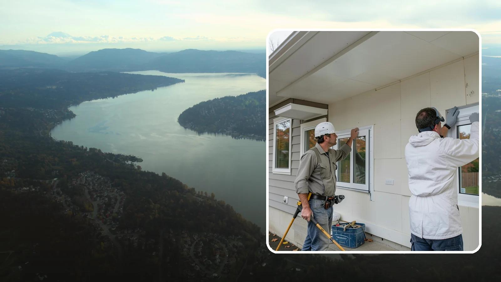 Vinyl Window Installation in Sammamish, King County, WA - Fitting durable, low-maintenance vinyl windows that resist the moisture and rot common to Western Washington homes.