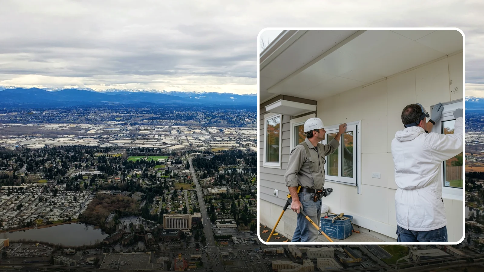 Vinyl Window Installation in SeaTac, King County, WA - Fitting durable, low-maintenance vinyl windows that resist the moisture and rot common to Western Washington homes.