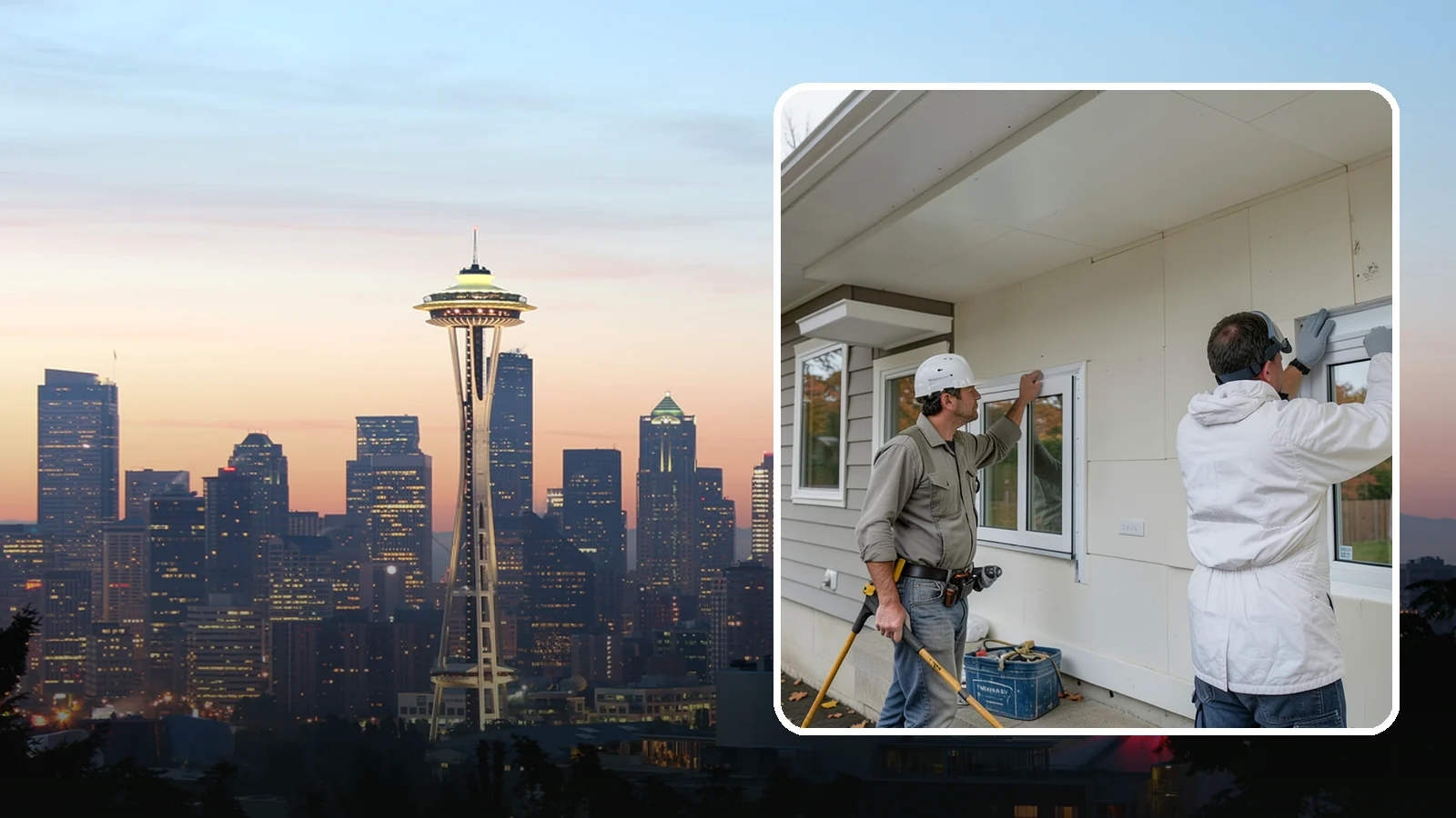 Vinyl Window Installation in Seattle, King County, WA - Fitting durable, low-maintenance vinyl windows that resist the moisture and rot common to Western Washington homes.