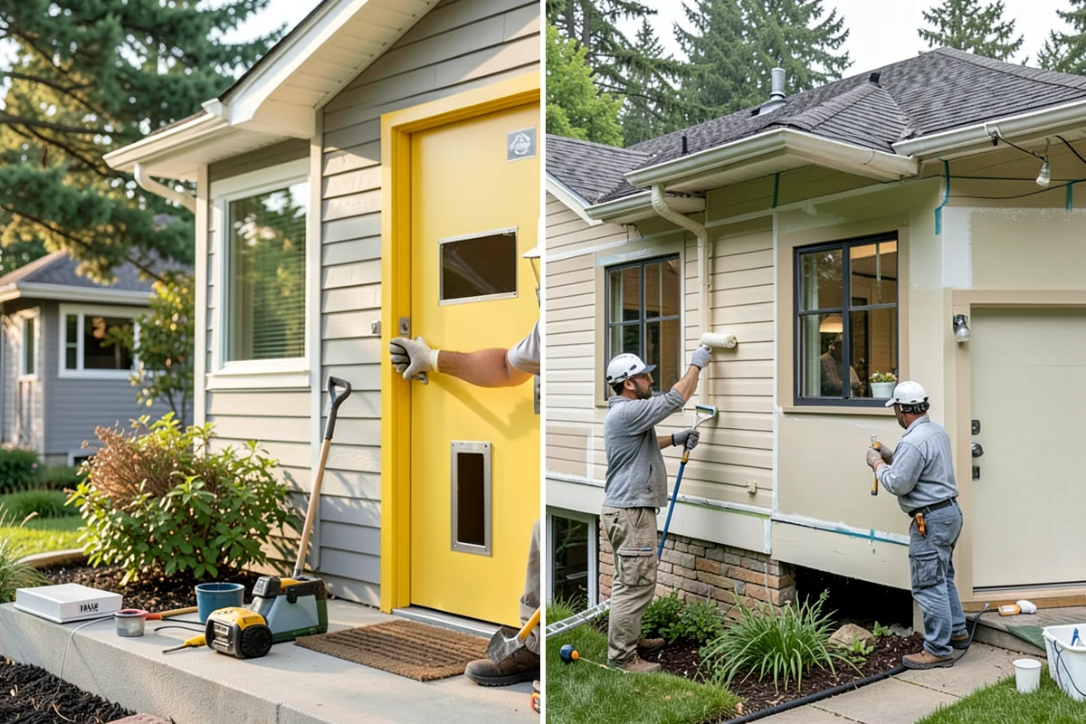 Vinyl Window Installation in Shoreline, King County, WA - Measure openings and review vinyl frame and glass options