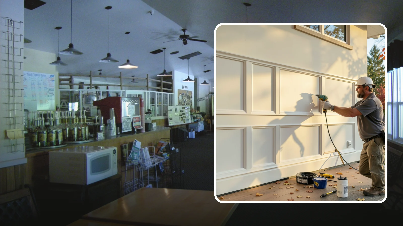 Wainscoting Installation in Black Diamond, King County, WA - Handsome wainscoting installation that dresses the lower wall with paneling for both style and durability.