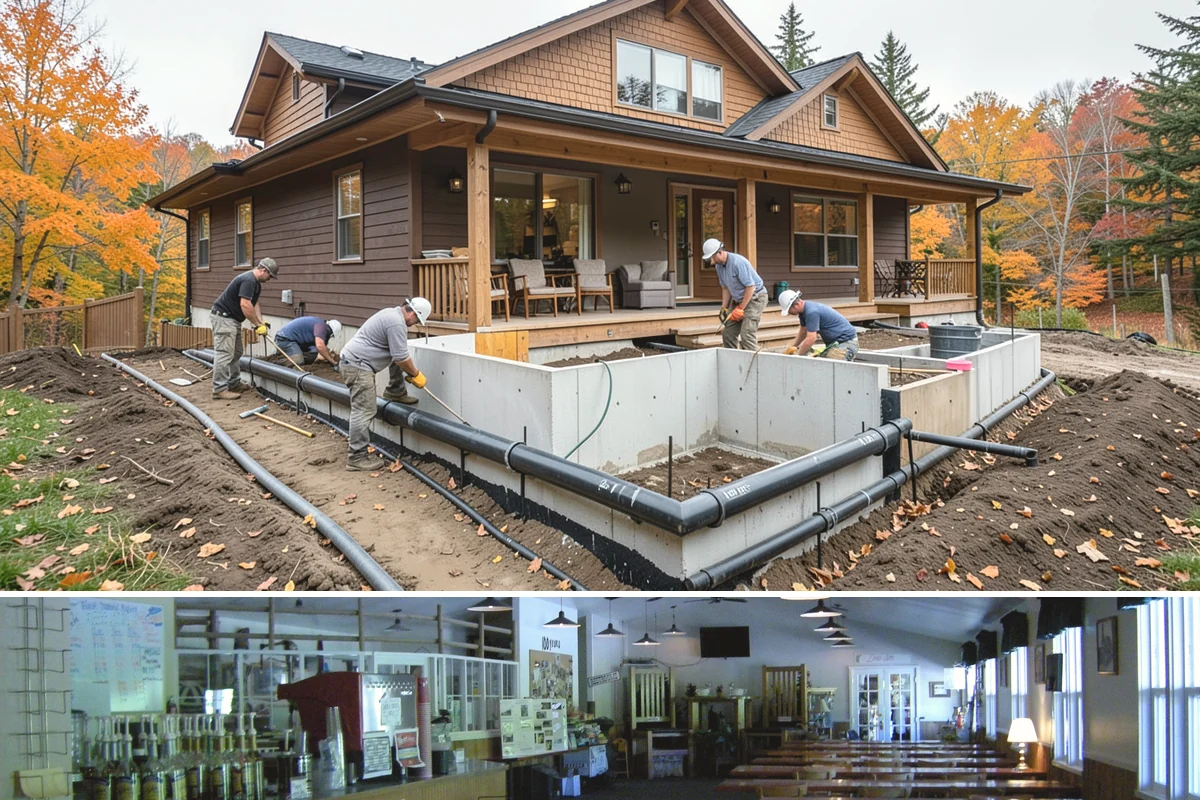 Wainscoting Installation in Black Diamond, King County, WA - Wainscoting is an interior project that proceeds regardless of rain, making it a great way to use the wet PNW months productively.