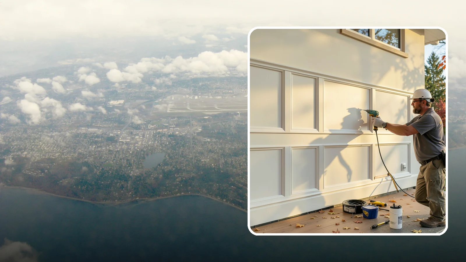 Wainscoting Installation in Burien, King County, WA - Handsome wainscoting installation that dresses the lower wall with paneling for both style and durability.