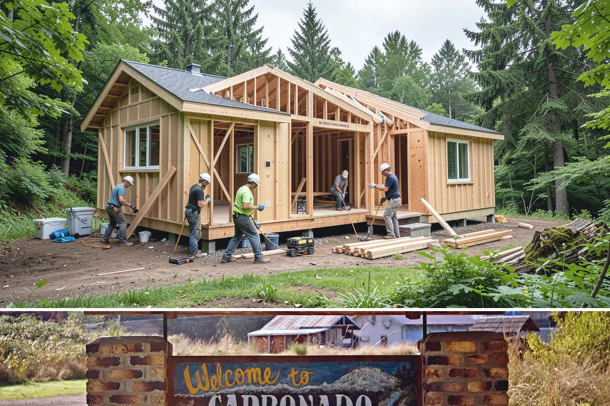 Wainscoting Installation in Carbonado, Pierce County, WA - Wainscoting is an interior project that proceeds regardless of rain, making it a great way to use the wet PNW months productively.