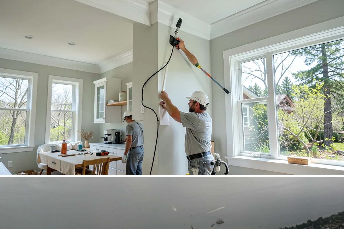 Wainscoting Installation in Des Moines, King County, WA - Wainscoting is an interior project that proceeds regardless of rain, making it a great way to use the wet PNW months productively.