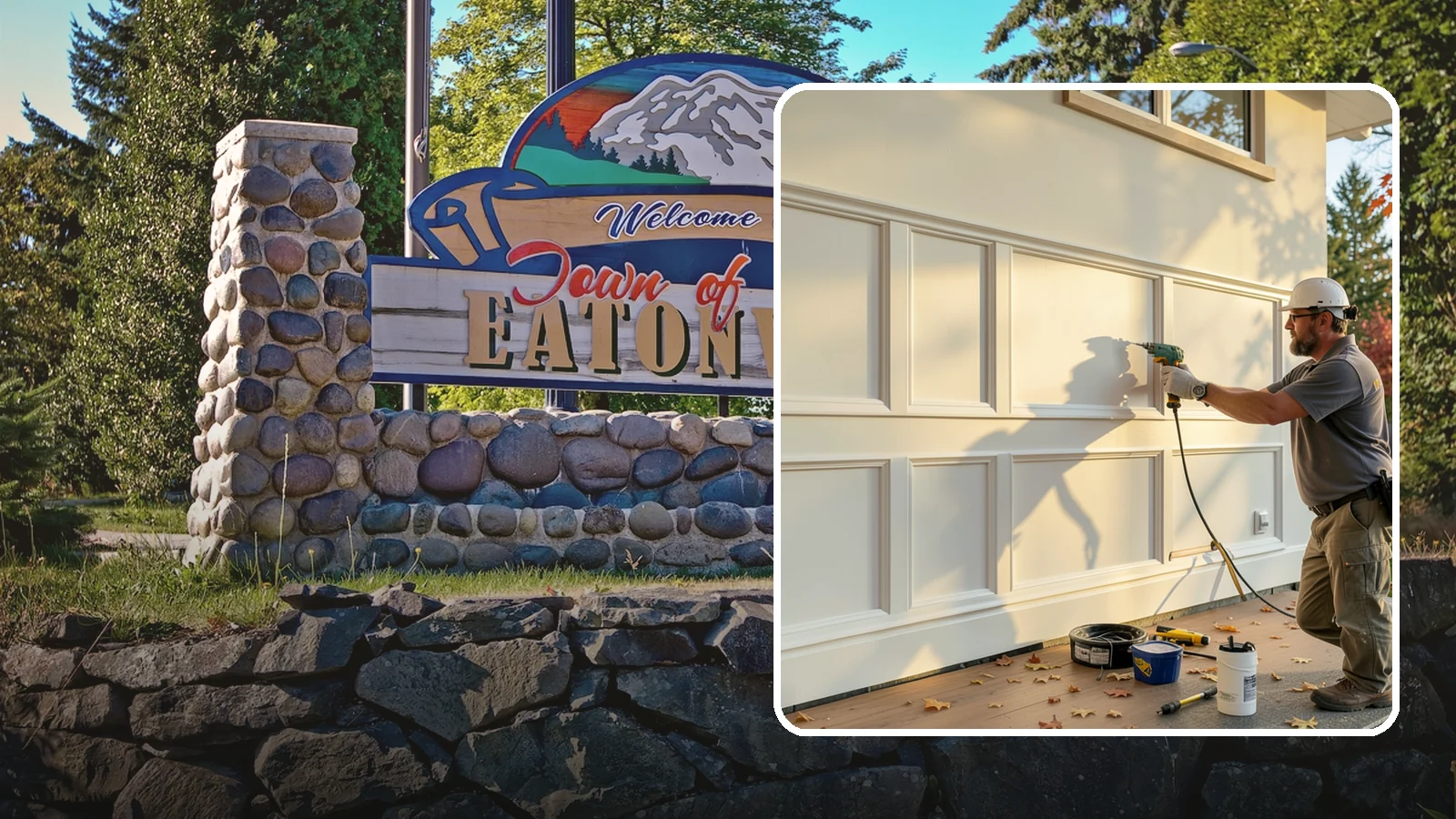 Wainscoting Installation in Eatonville, Pierce County, WA - Handsome wainscoting installation that dresses the lower wall with paneling for both style and durability.