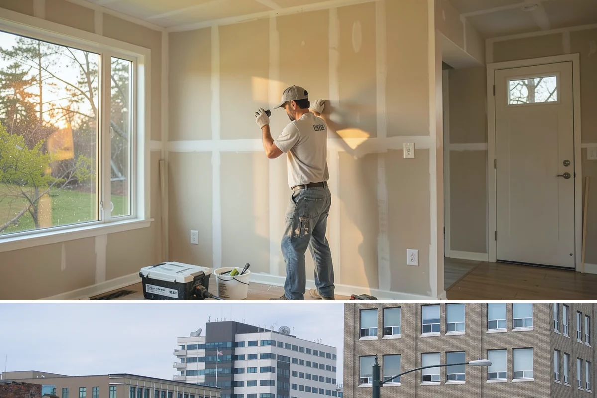 Wainscoting Installation in Everett, Snohomish County, WA - Wainscoting is an interior project that proceeds regardless of rain, making it a great way to use the wet PNW months productively.