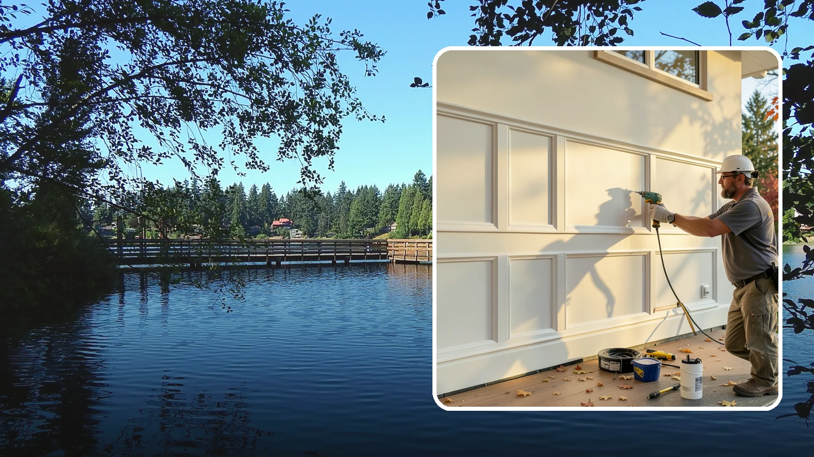 Wainscoting Installation in Federal Way, King County, WA - Handsome wainscoting installation that dresses the lower wall with paneling for both style and durability.