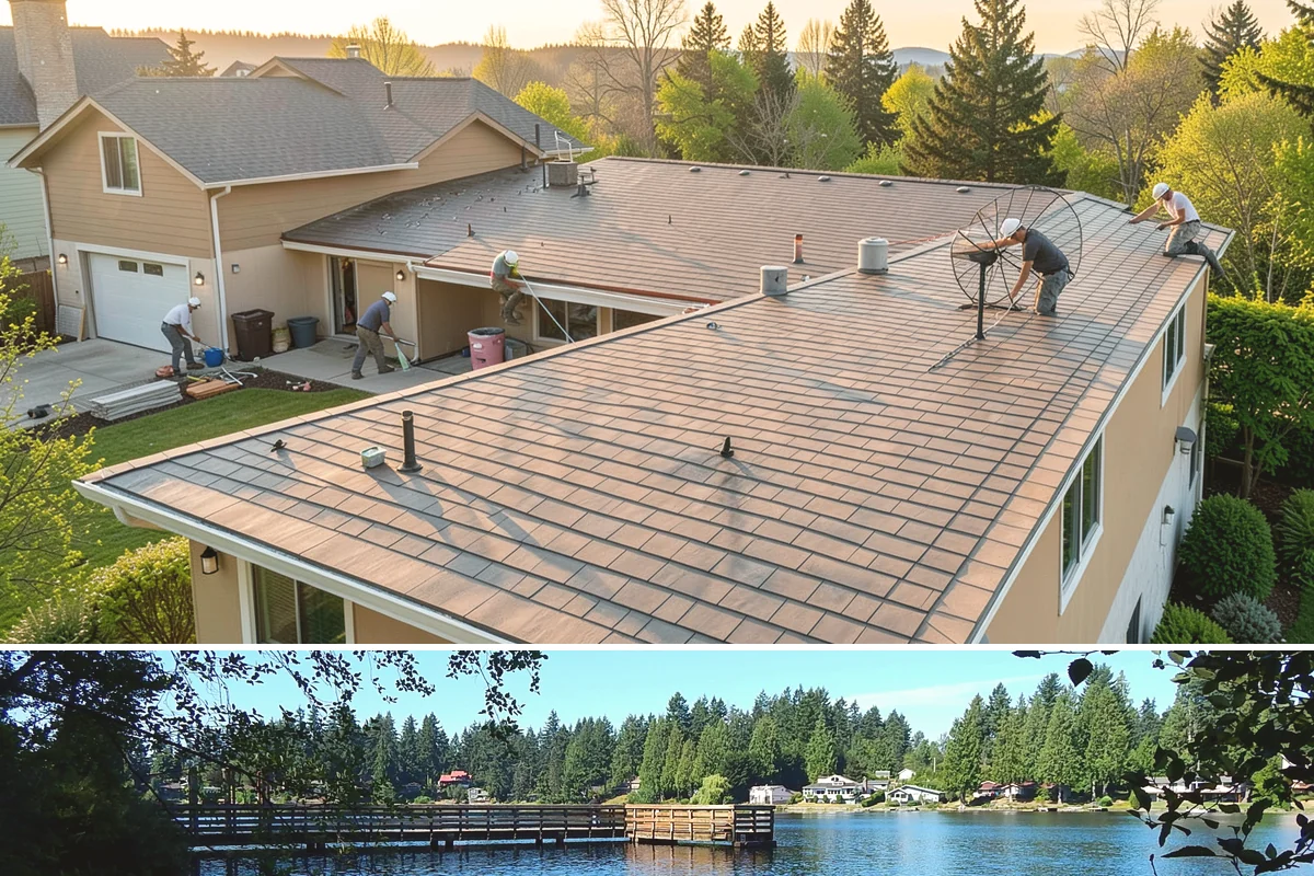 Wainscoting Installation in Federal Way, King County, WA - Wainscoting is an interior project that proceeds regardless of rain, making it a great way to use the wet PNW months productively.