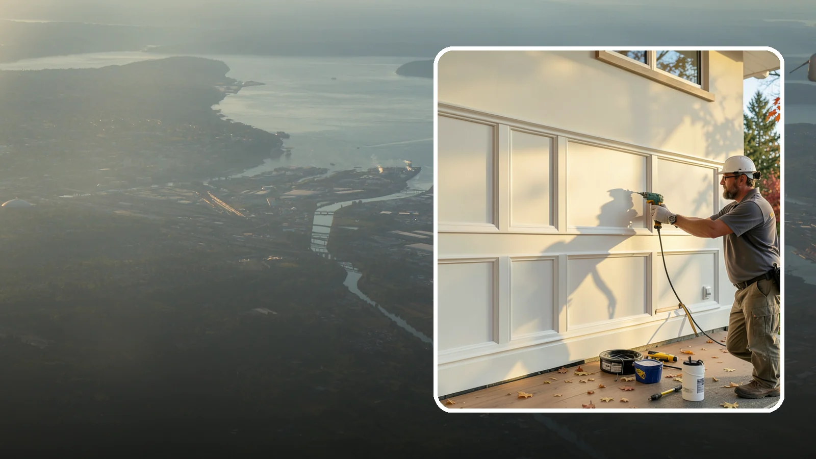 Wainscoting Installation in Fife, Pierce County, WA - Handsome wainscoting installation that dresses the lower wall with paneling for both style and durability.