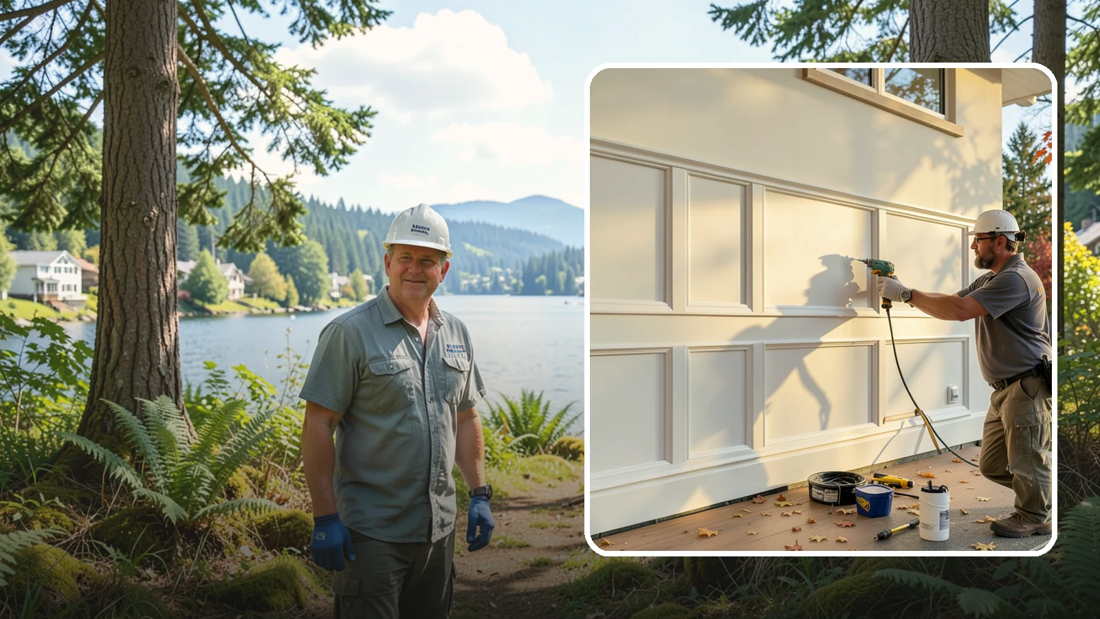 Wainscoting Installation in Milton, King County, WA - Handsome wainscoting installation that dresses the lower wall with paneling for both style and durability.