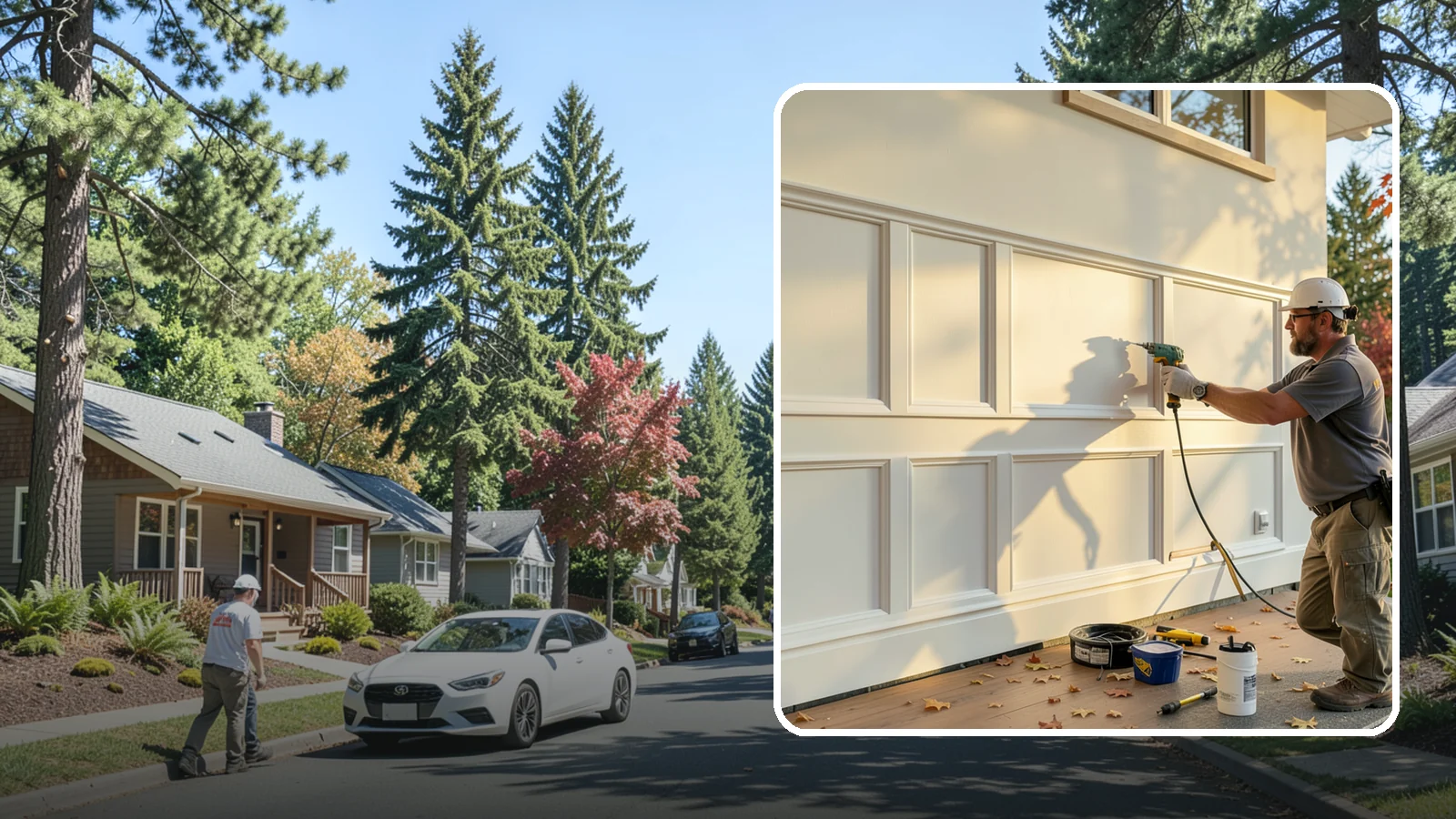 Wainscoting Installation in Orting, Pierce County, WA - Handsome wainscoting installation that dresses the lower wall with paneling for both style and durability.