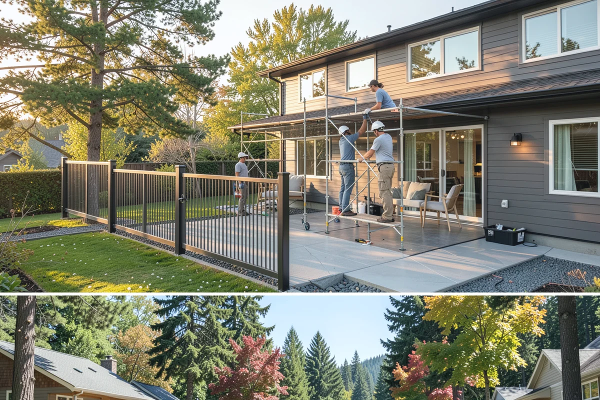 Wainscoting Installation in Orting, Pierce County, WA - Wainscoting is an interior project that proceeds regardless of rain, making it a great way to use the wet PNW months productively.
