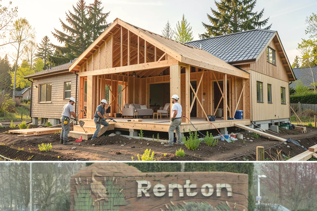 Wainscoting Installation in Renton, King County, WA - Wainscoting is an interior project that proceeds regardless of rain, making it a great way to use the wet PNW months productively.