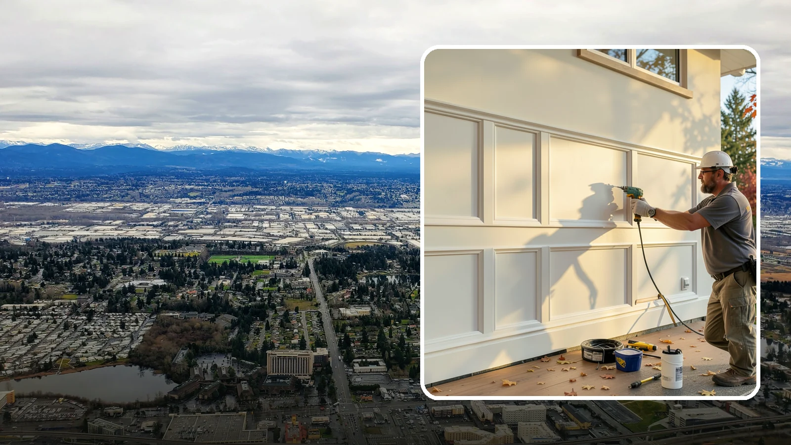 Wainscoting Installation in SeaTac, King County, WA - Handsome wainscoting installation that dresses the lower wall with paneling for both style and durability.