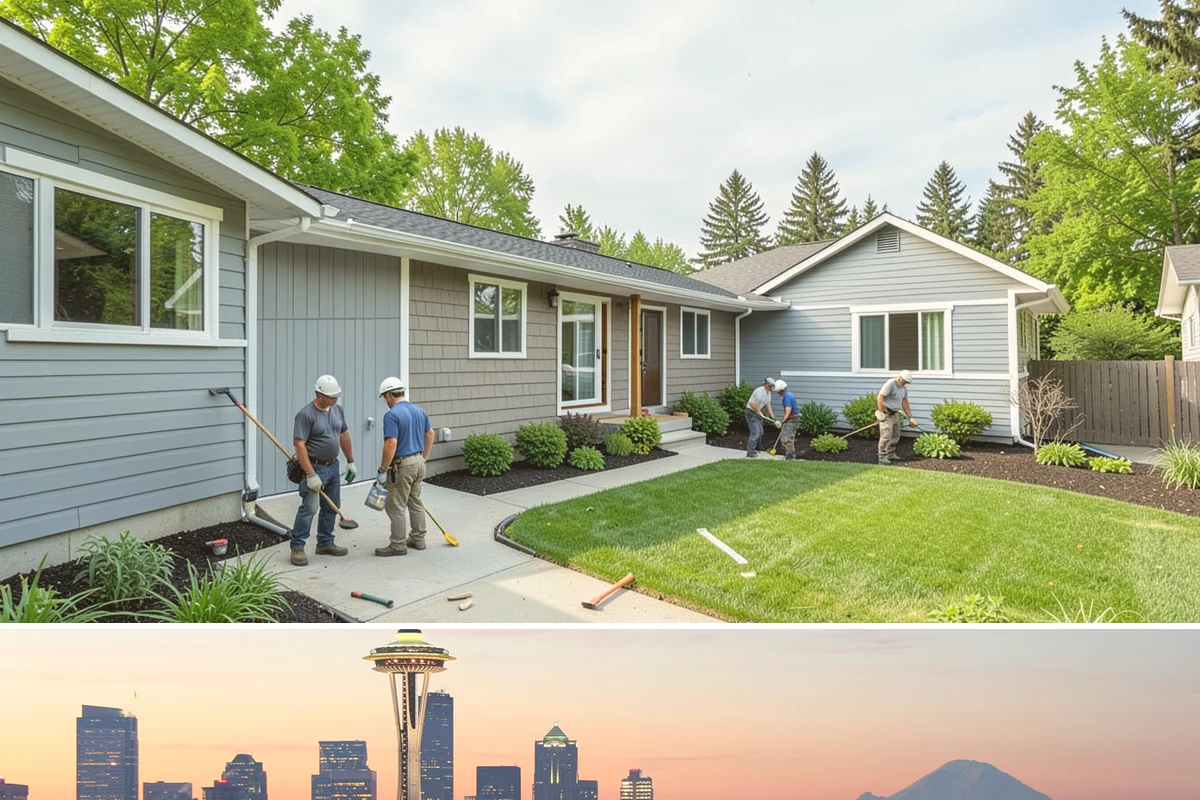 Wainscoting Installation in Seattle, King County, WA - Wainscoting is an interior project that proceeds regardless of rain, making it a great way to use the wet PNW months productively.