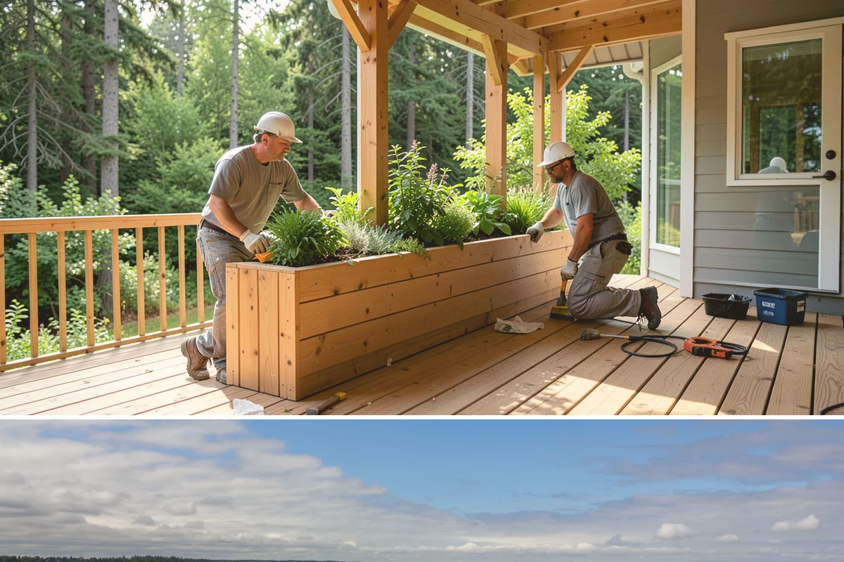 Wainscoting Installation in University Place, Pierce County, WA - Wainscoting is an interior project that proceeds regardless of rain, making it a great way to use the wet PNW months productively.