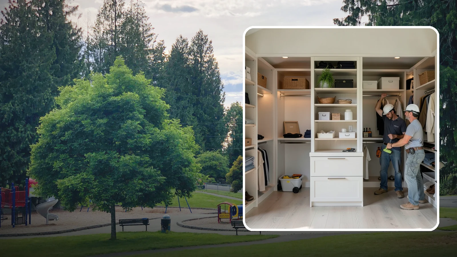 Walk-In Closet Construction in Bonney Lake, Pierce County, WA - We construct spacious walk-in closets that bring boutique-style organization to your Western Washington home.