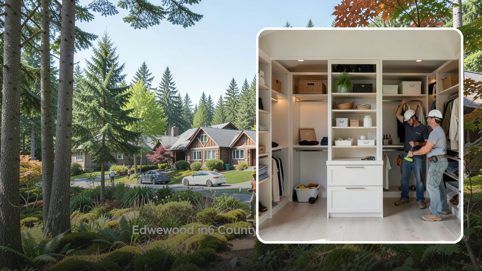 Walk-In Closet Construction in Edgewood, Pierce County, WA - We construct spacious walk-in closets that bring boutique-style organization to your Western Washington home.