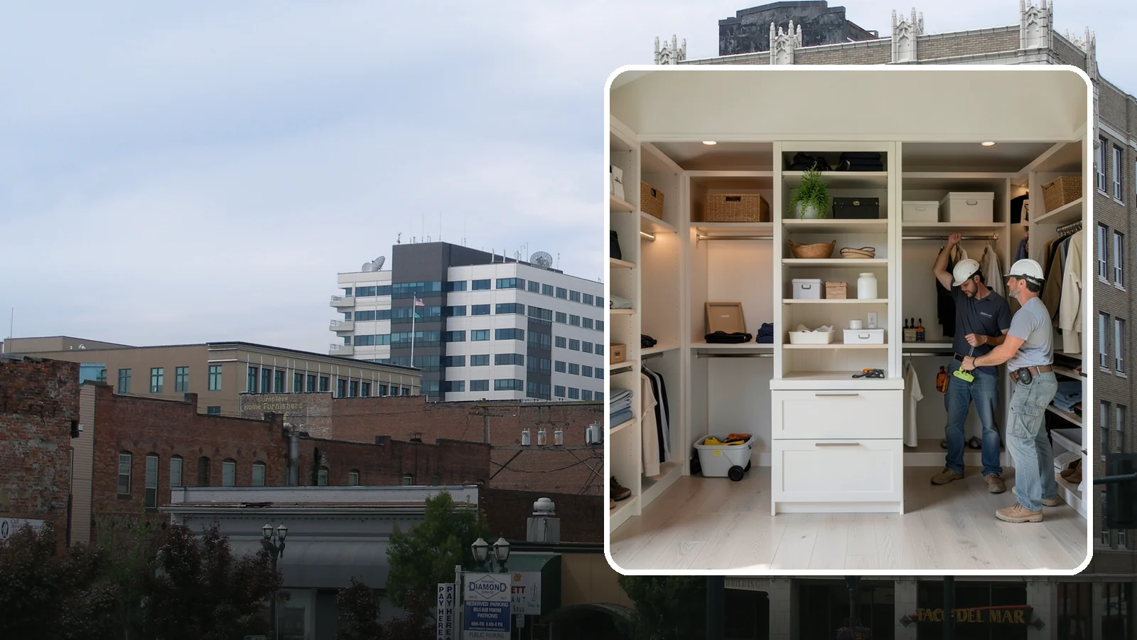 Walk-In Closet Construction in Everett, Snohomish County, WA - We construct spacious walk-in closets that bring boutique-style organization to your Western Washington home.