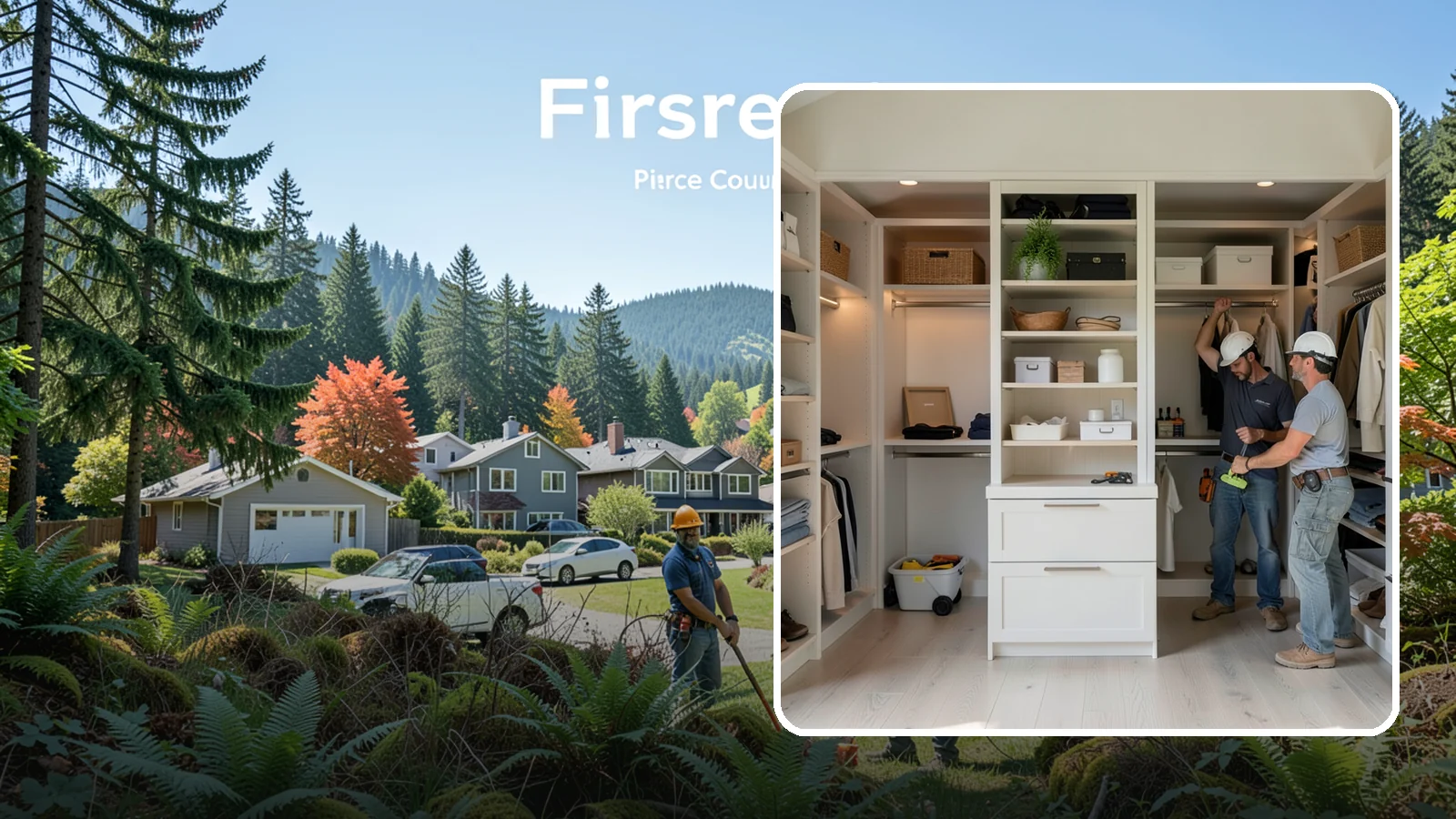 Walk-In Closet Construction in Fircrest, Pierce County, WA - We construct spacious walk-in closets that bring boutique-style organization to your Western Washington home.