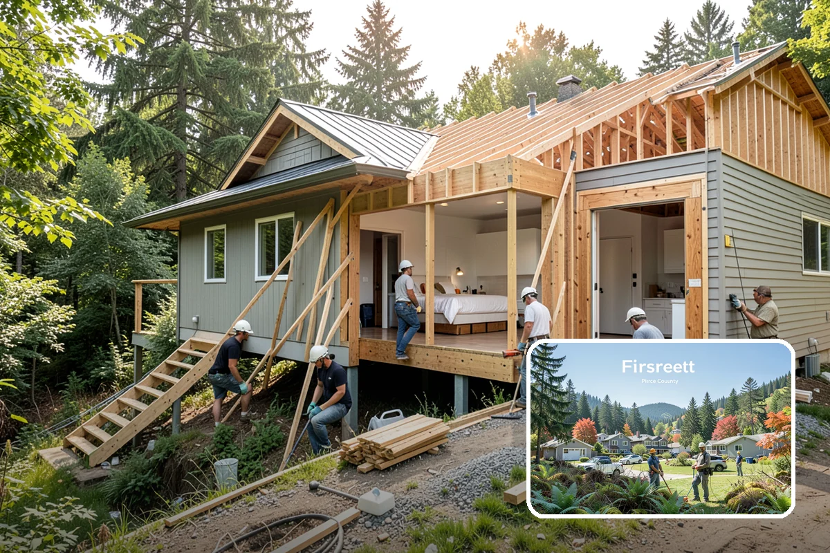 Walk-In Closet Construction in Fircrest, Pierce County, WA - Generous capacity for wardrobes, shoes, and accessories