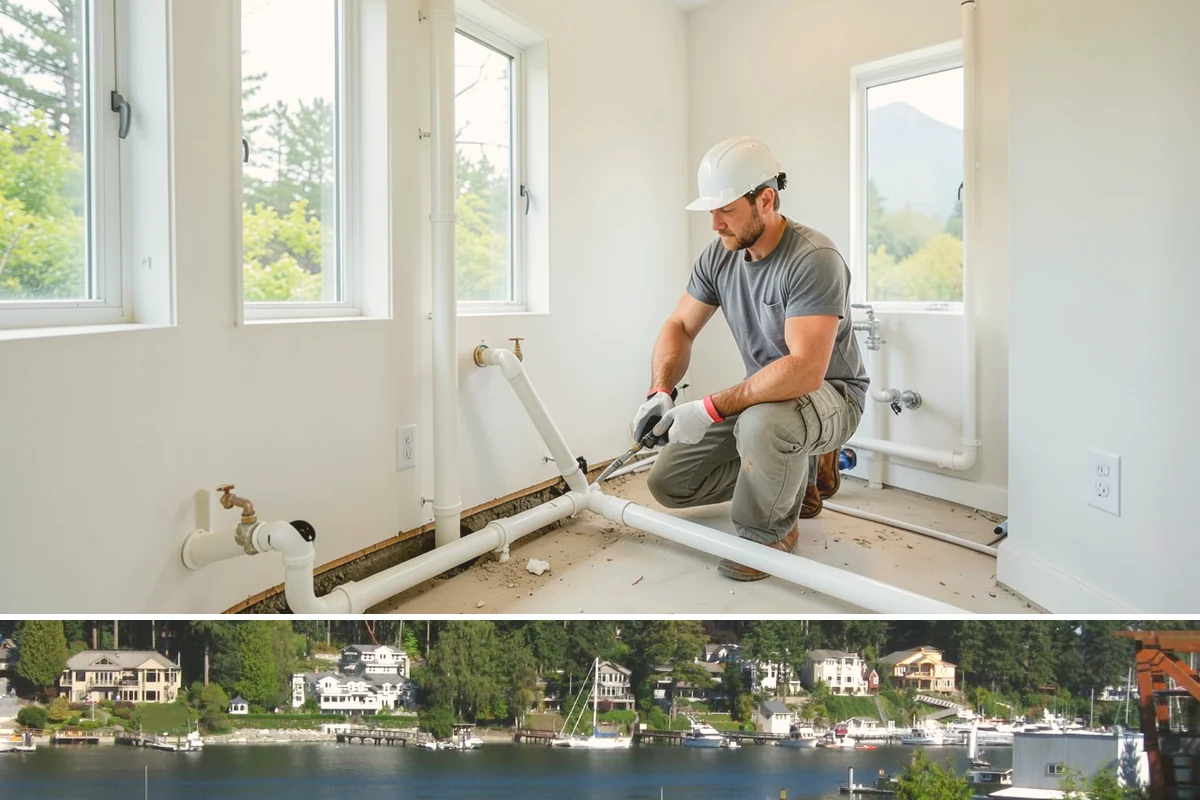 Walk-In Closet Construction in Gig Harbor, Pierce County, WA - Late fall through winter works well for this interior build, letting the crew stay productive while PNW rain limits exterior work.