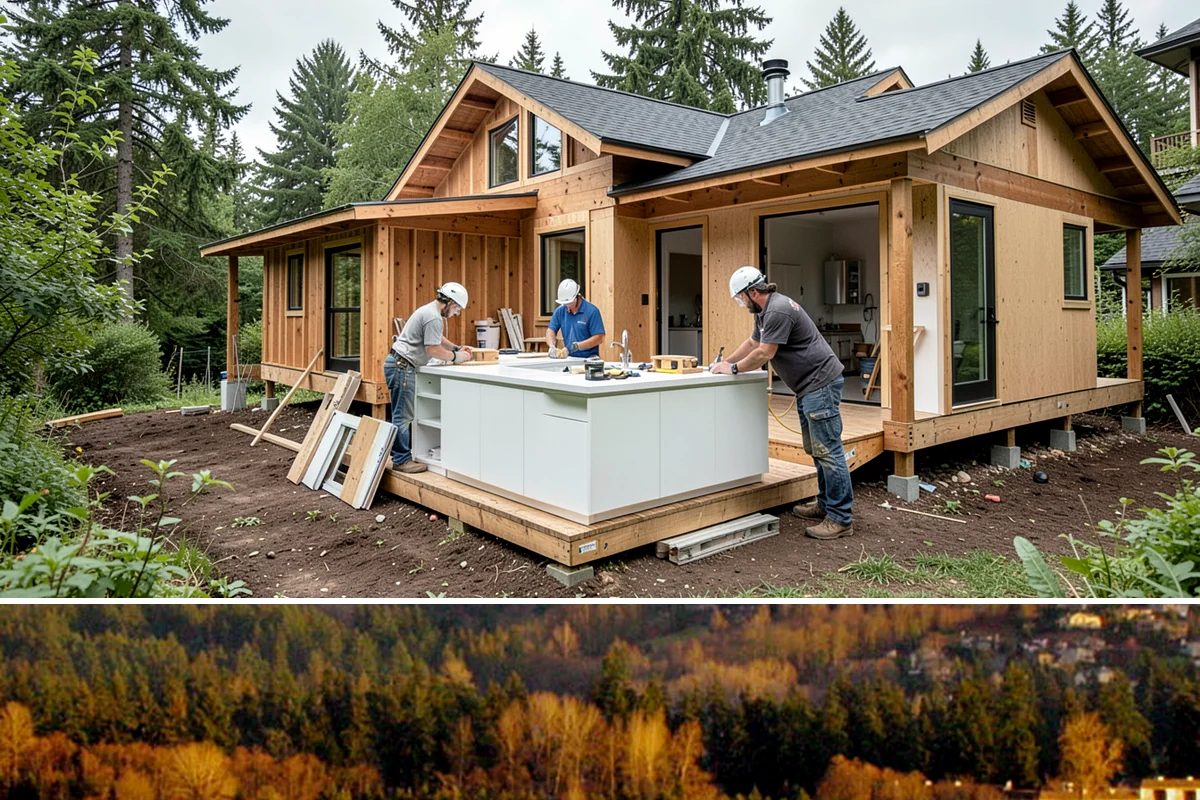 Walk-In Closet Construction in Kenmore, King County, WA - Late fall through winter works well for this interior build, letting the crew stay productive while PNW rain limits exterior work.