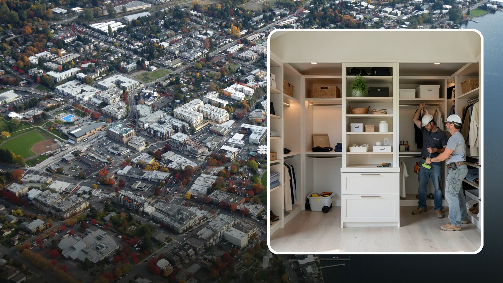 Walk-In Closet Construction in Kirkland, King County, WA - We construct spacious walk-in closets that bring boutique-style organization to your Western Washington home.