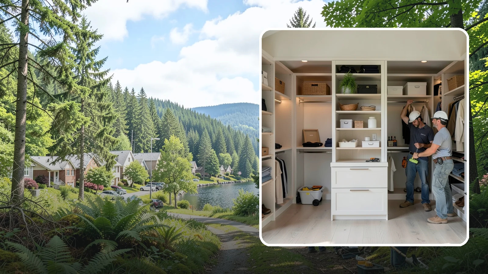 Walk-In Closet Construction in Lake Forest Park, King County, WA - We construct spacious walk-in closets that bring boutique-style organization to your Western Washington home.