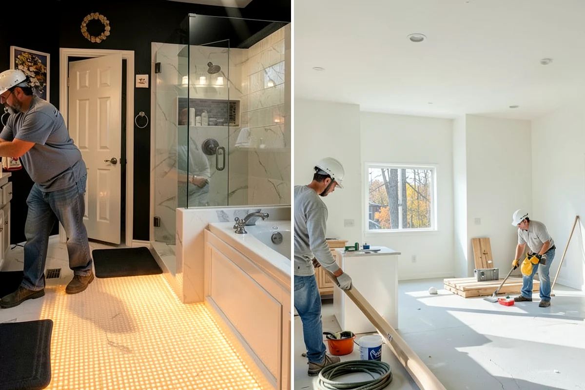 Walk-In Closet Construction in Lake Forest Park, King County, WA - Assess the space and plan the walk-in layout and circulation