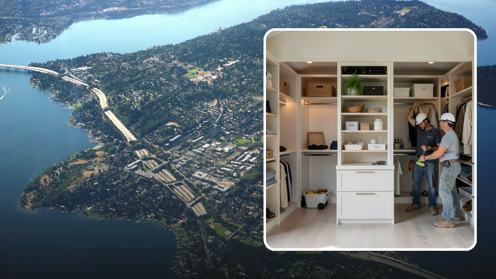 Walk-In Closet Construction in Mercer Island, King County, WA - We construct spacious walk-in closets that bring boutique-style organization to your Western Washington home.
