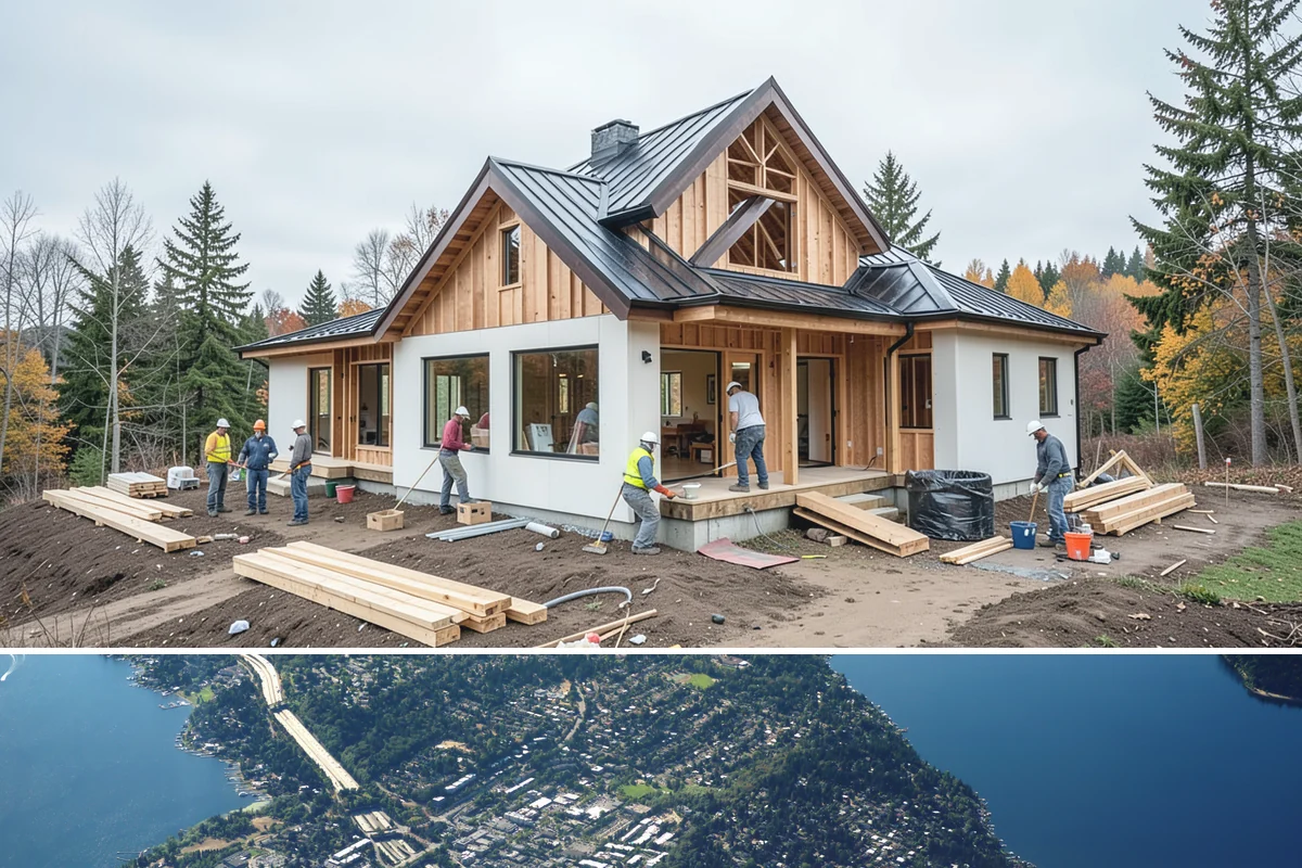 Walk-In Closet Construction in Mercer Island, King County, WA - Late fall through winter works well for this interior build, letting the crew stay productive while PNW rain limits exterior work.
