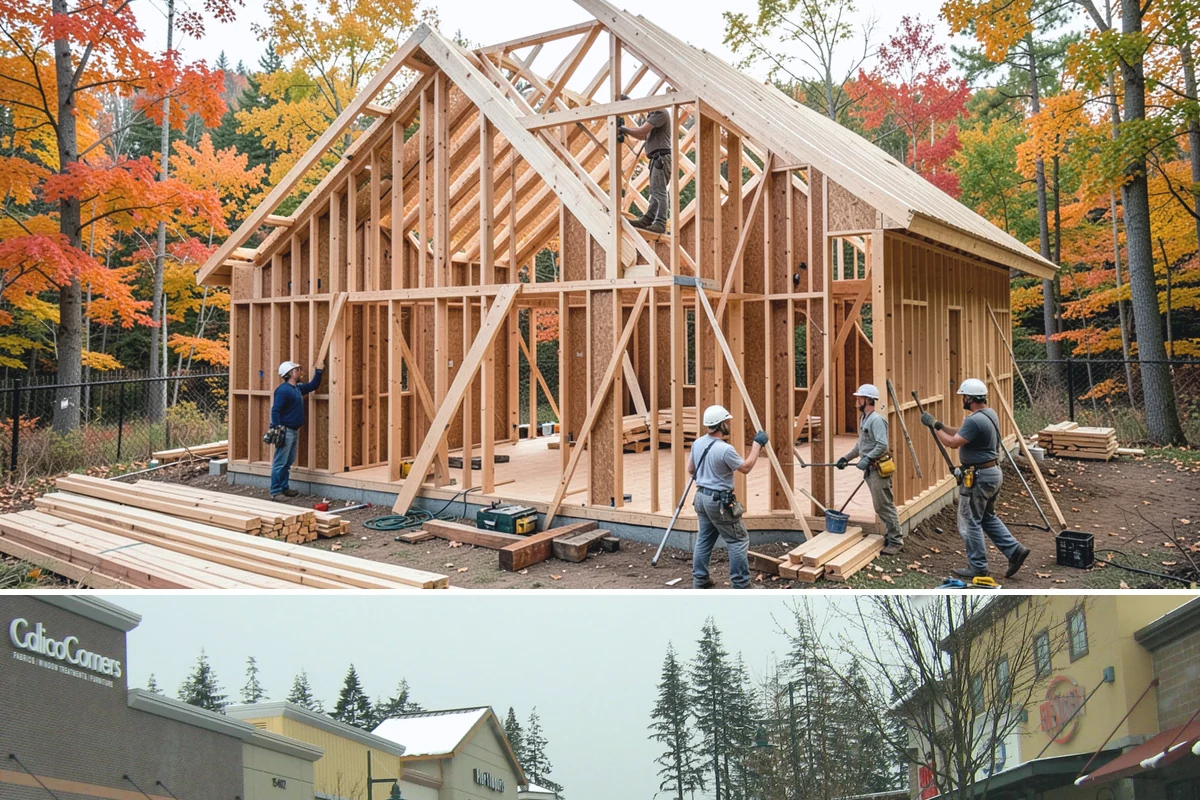 Walk-In Closet Construction in Mill Creek, Snohomish County, WA - Late fall through winter works well for this interior build, letting the crew stay productive while PNW rain limits exterior work.