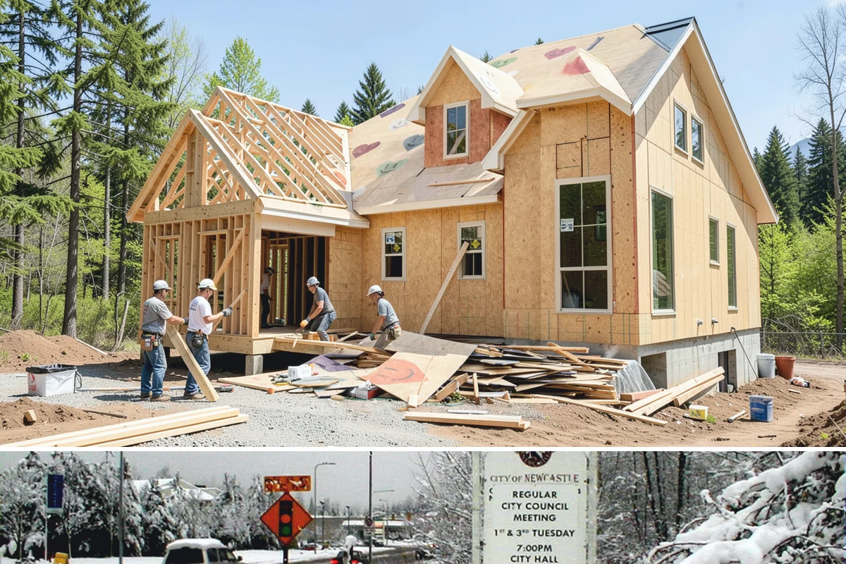 Walk-In Closet Construction in Newcastle, King County, WA - Late fall through winter works well for this interior build, letting the crew stay productive while PNW rain limits exterior work.