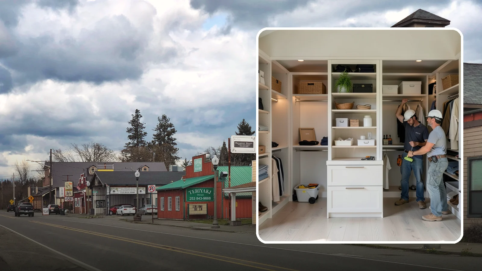 Walk-In Closet Construction in Roy, Pierce County, WA - We construct spacious walk-in closets that bring boutique-style organization to your Western Washington home.
