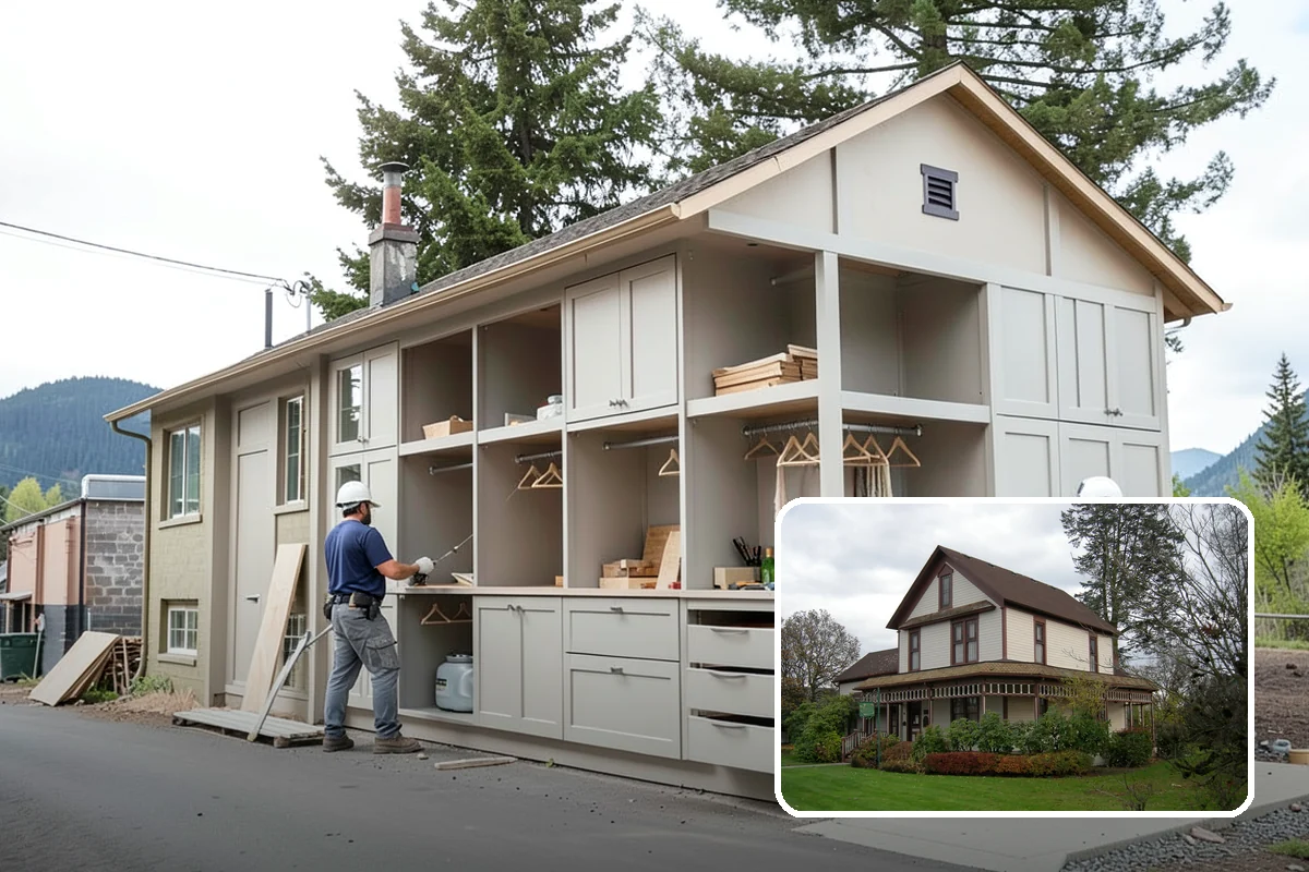 Walk-In Closet Construction in Sumner, Pierce County, WA - Generous capacity for wardrobes, shoes, and accessories