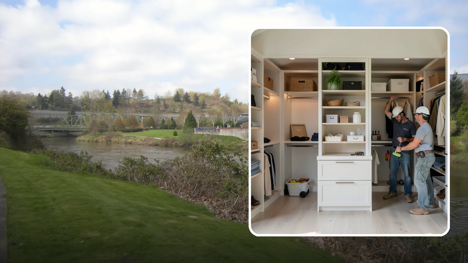 Walk-In Closet Construction in Tukwila, King County, WA - We construct spacious walk-in closets that bring boutique-style organization to your Western Washington home.